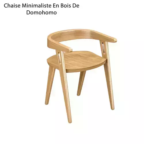 Chaise Minimaliste En Bois De Domohomo