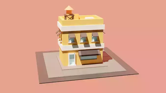 Low Poly Building