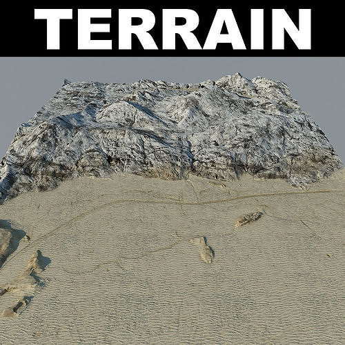 Desert Terrain 5 3D model