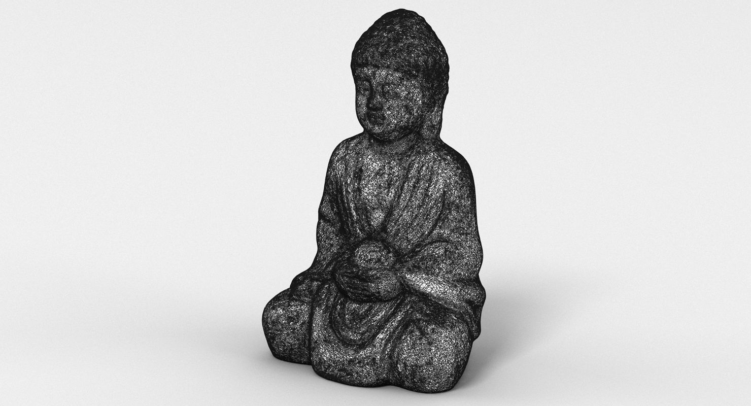Buddha Statue Collection 3D model_20