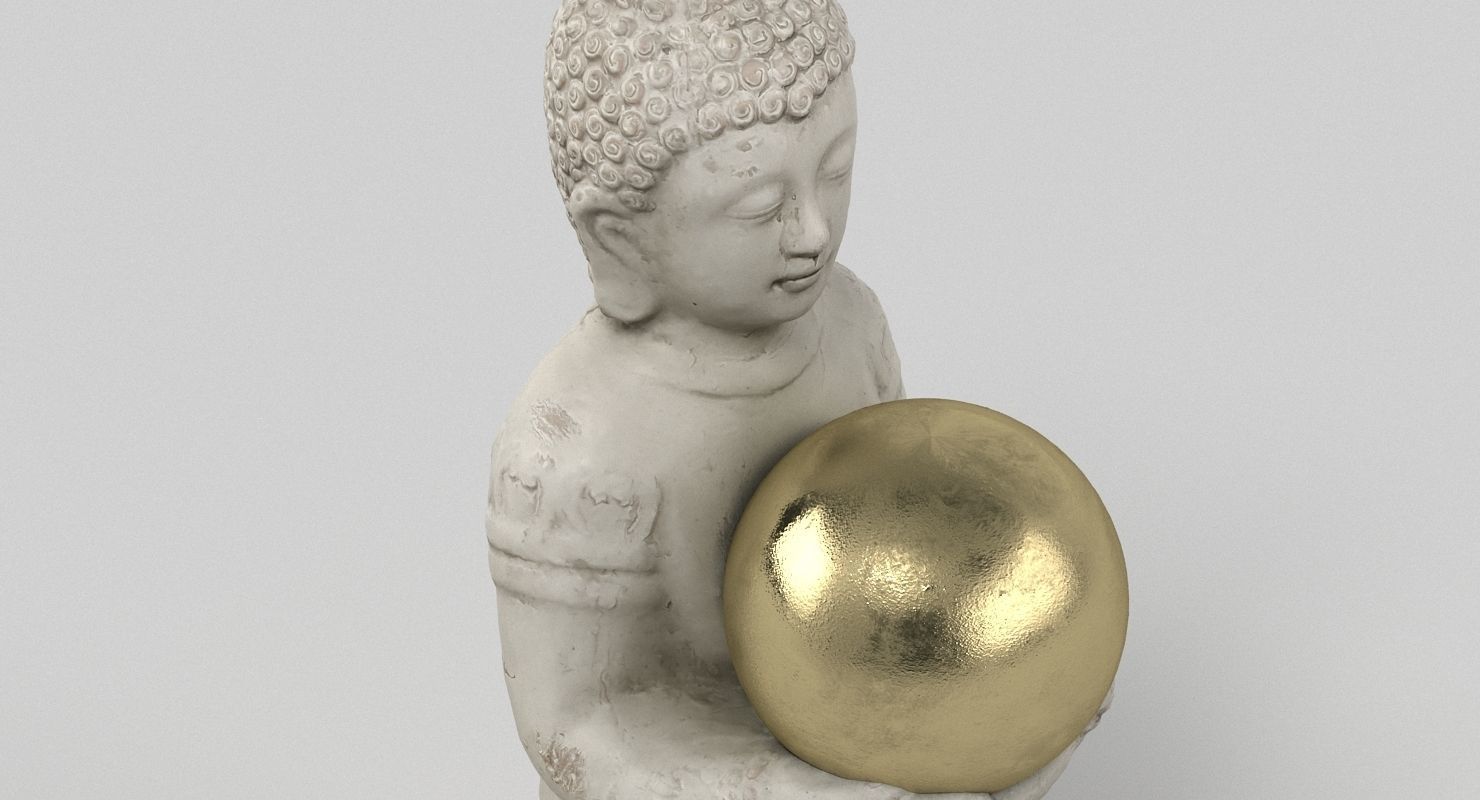 Buddha Statue Collection 3D model_3