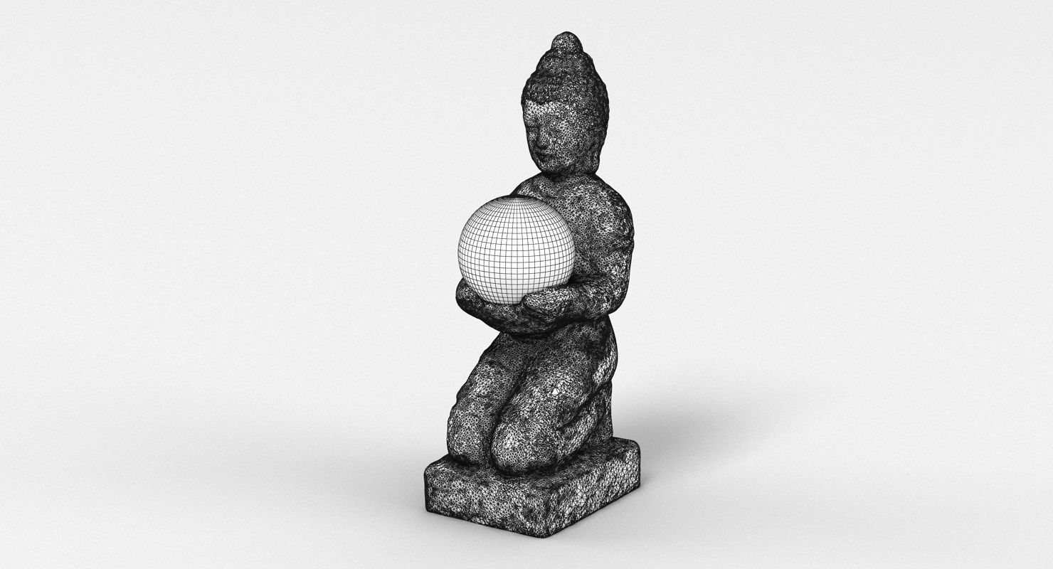 Buddha Statue Collection 3D model_15