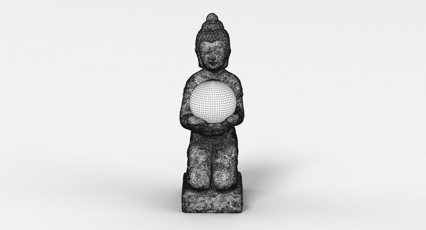 Buddha Statue Collection 3D model_16