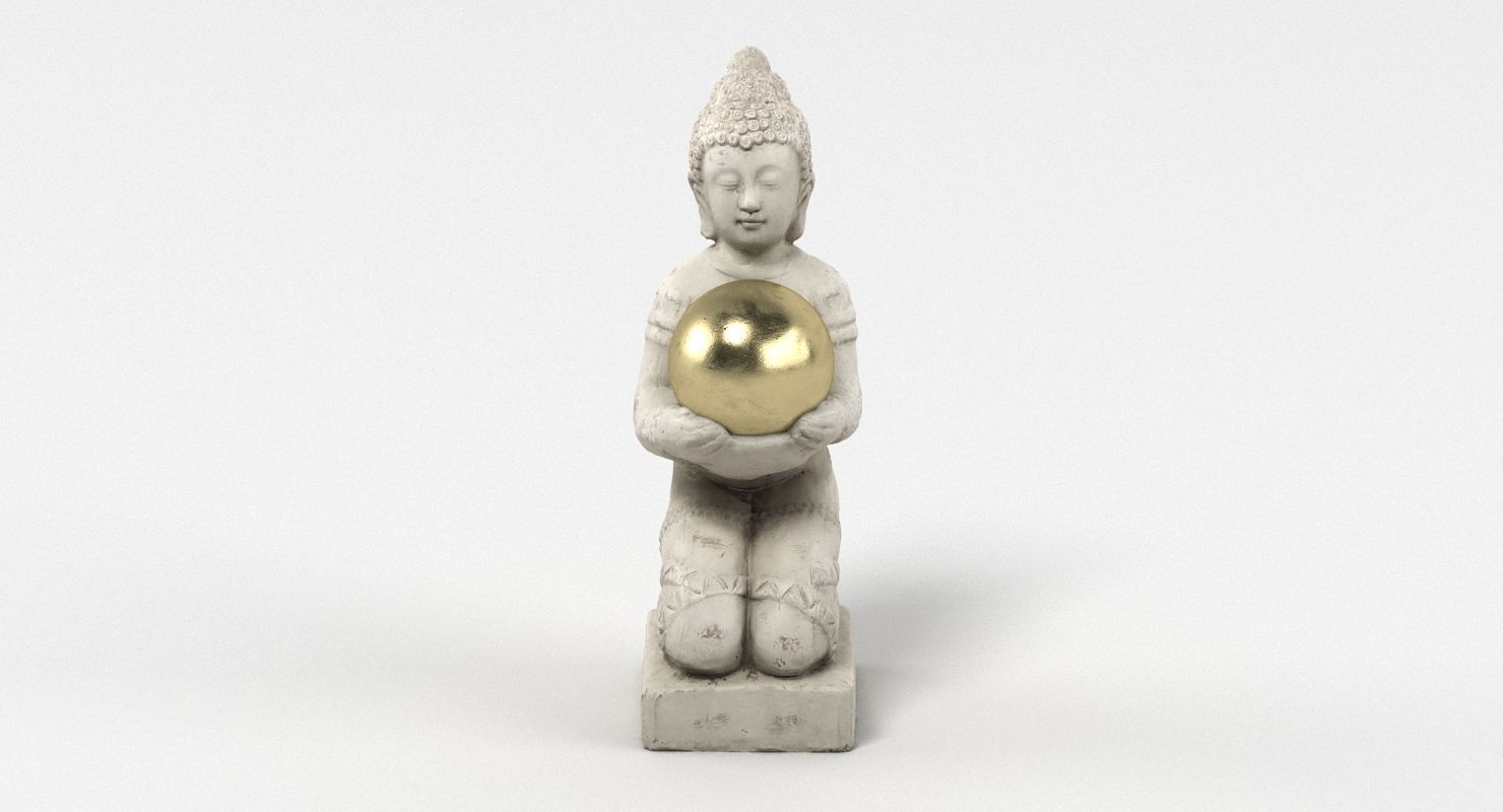 Buddha Statue Collection 3D model_2