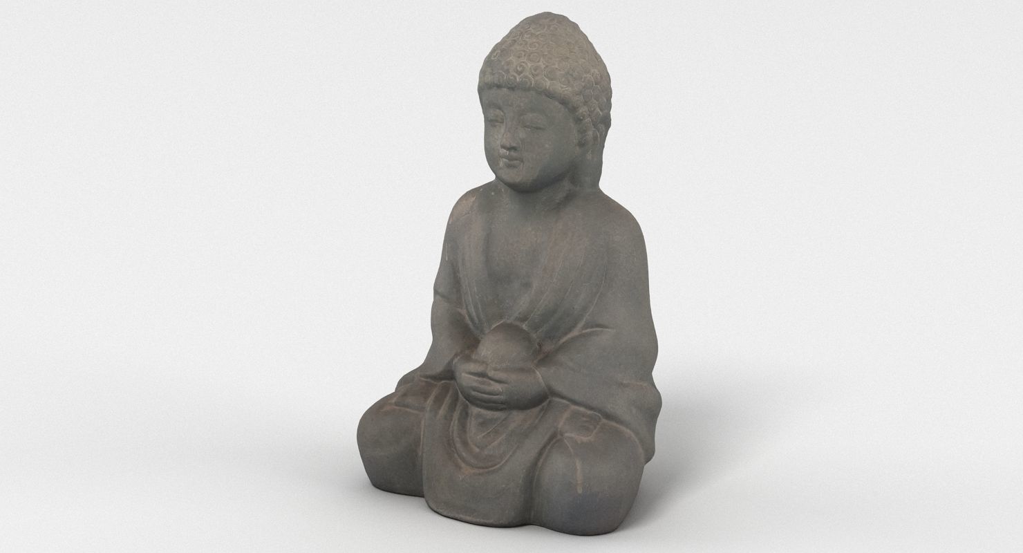 Buddha Statue Collection 3D model_10