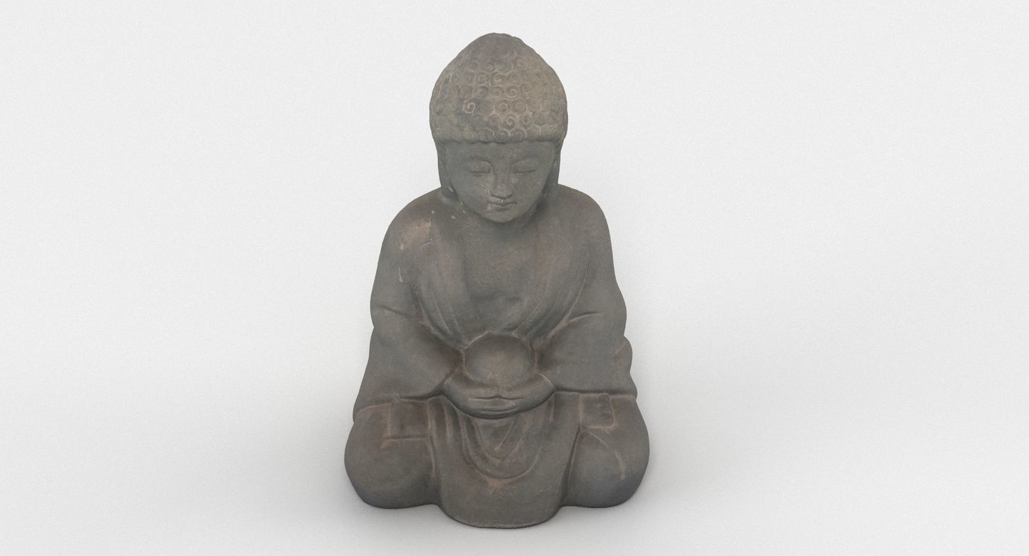 Buddha Statue Collection 3D model_14