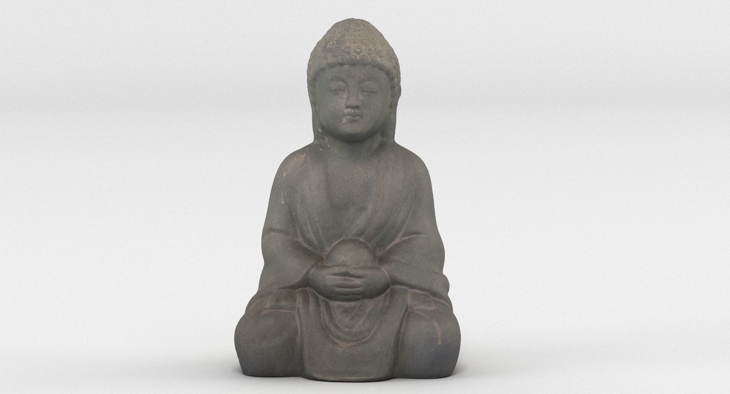 Buddha Statue Collection 3D model_11