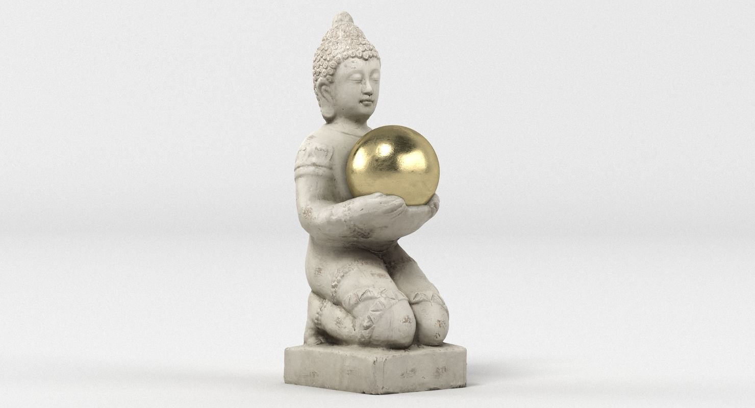 Buddha Statue Collection 3D model_1