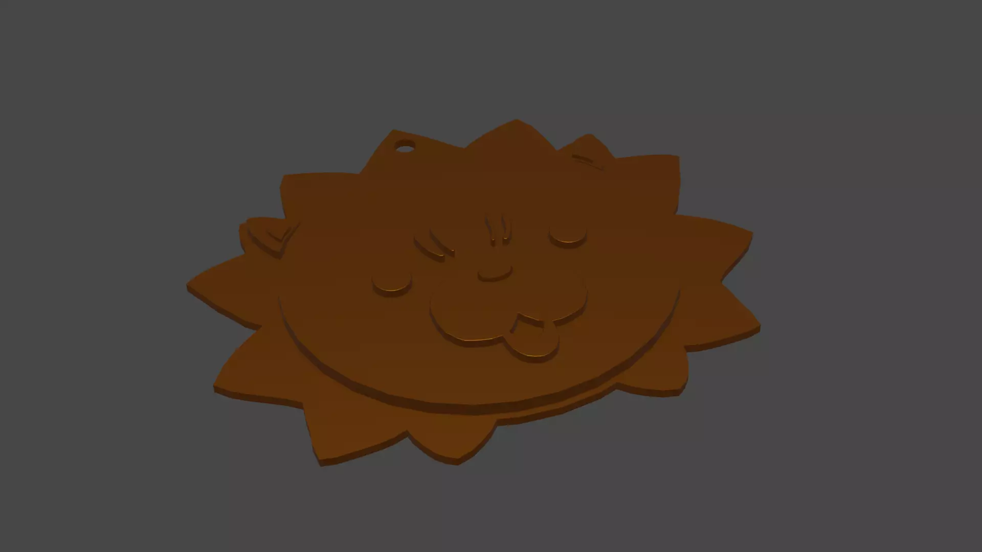 BLEACH Kon-sama keychain 3D print model_0