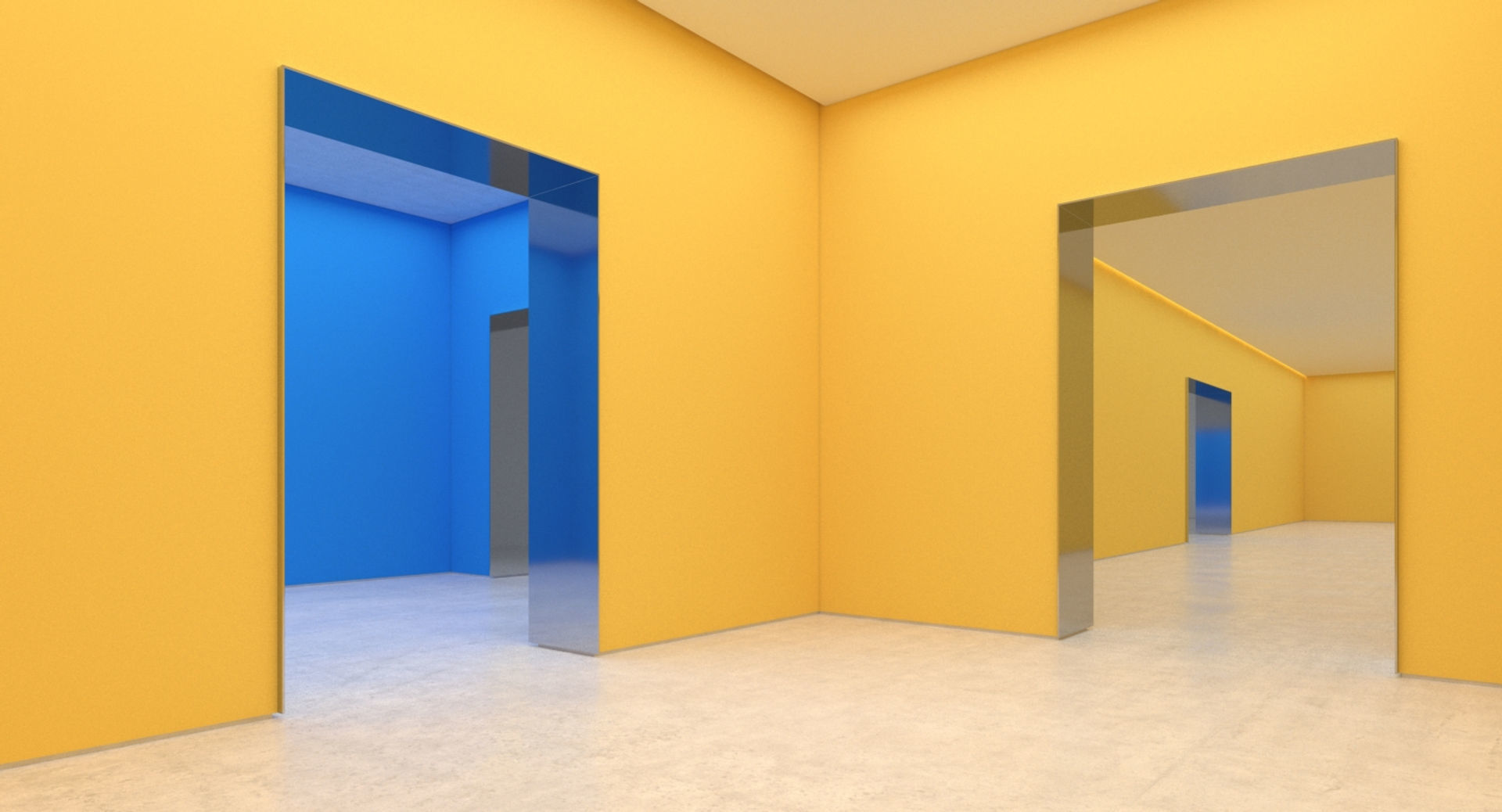 Abstract Hallway 14 3D model_4