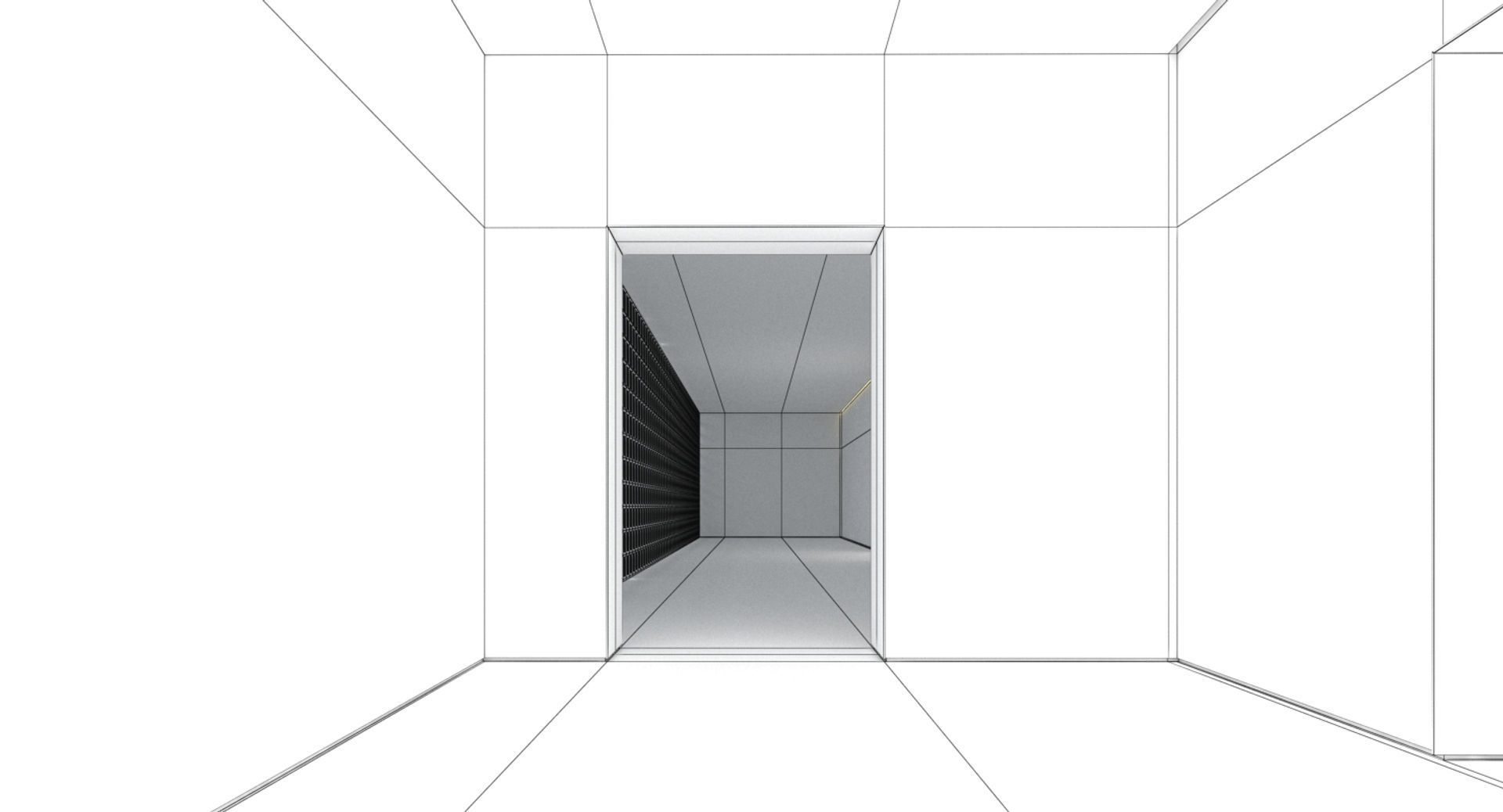 Abstract Hallway 14 3D model_6