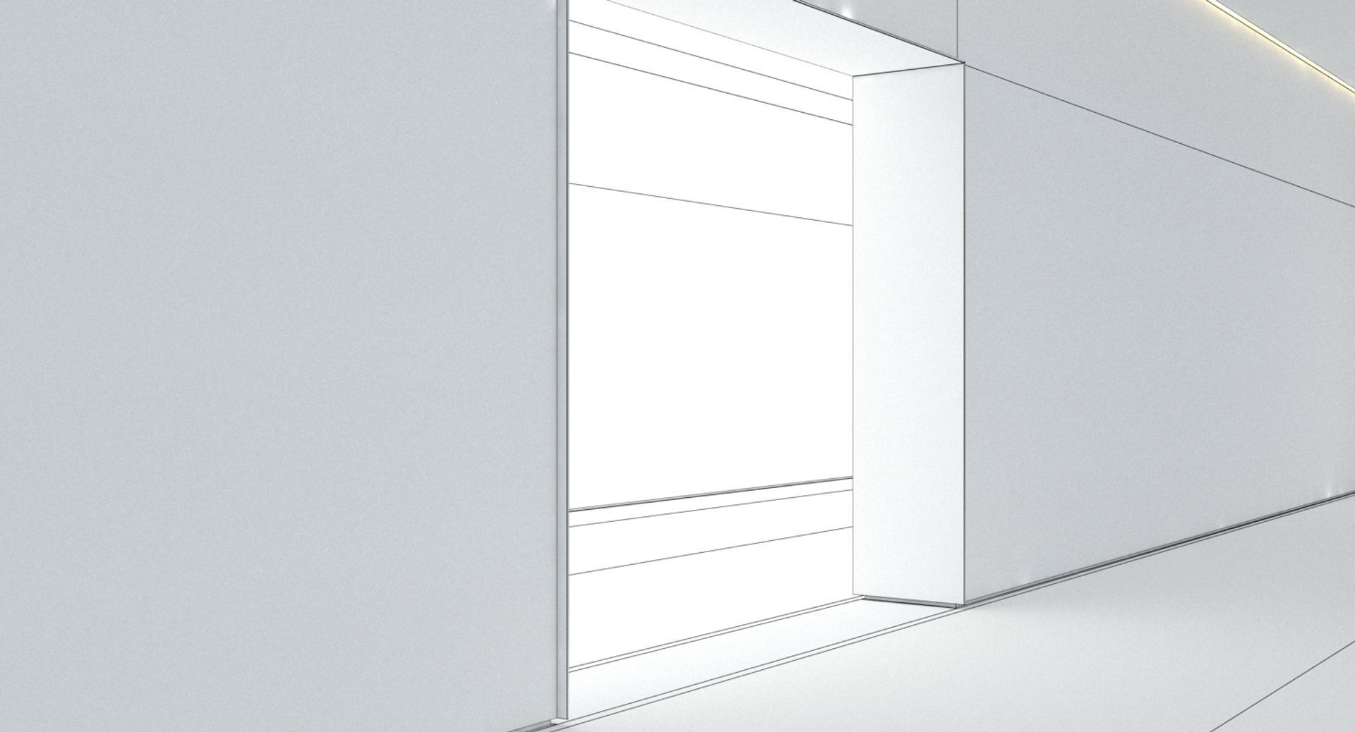 Abstract Hallway 14 3D model_9