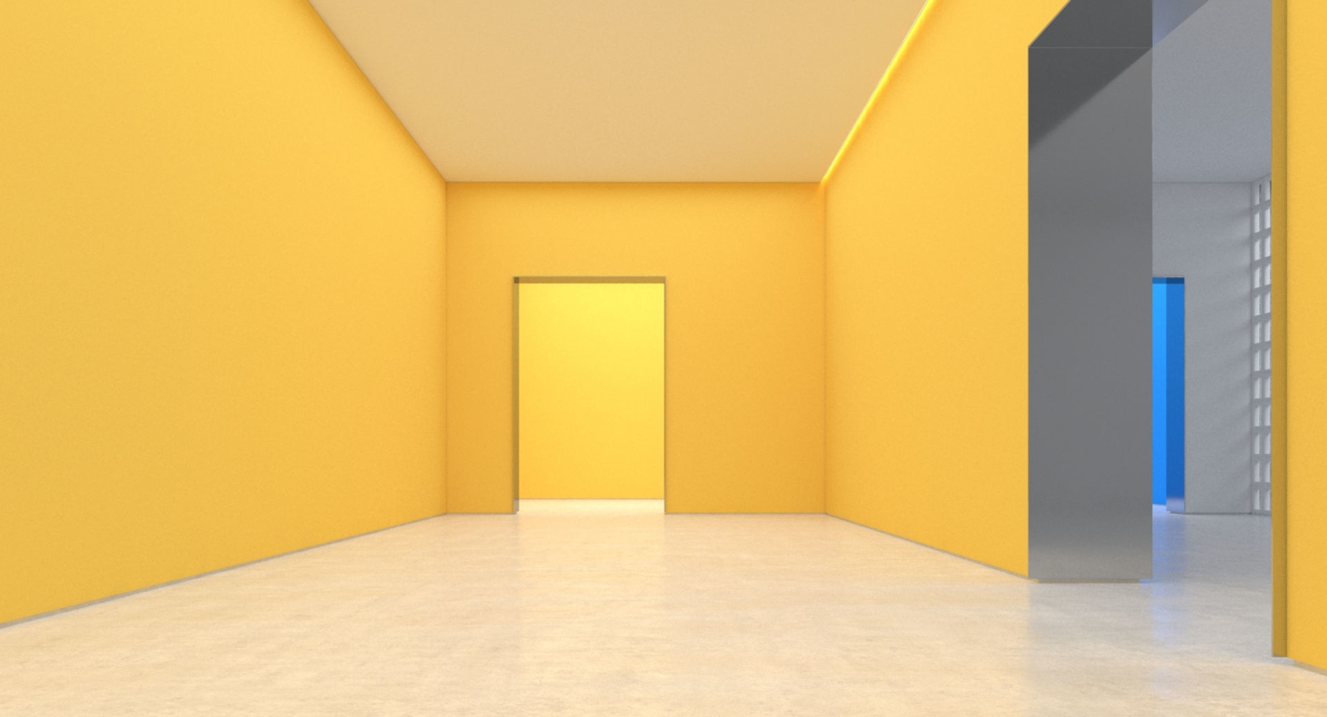 Abstract Hallway 14 3D model_3