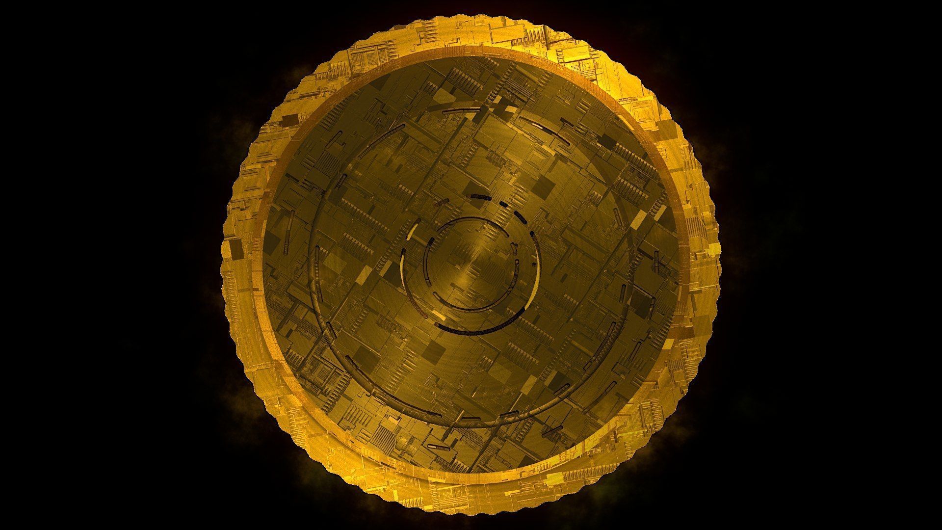 High Detailed Bitcoin Crypto Coin Token Blockchain Nft 0062 3D model_1