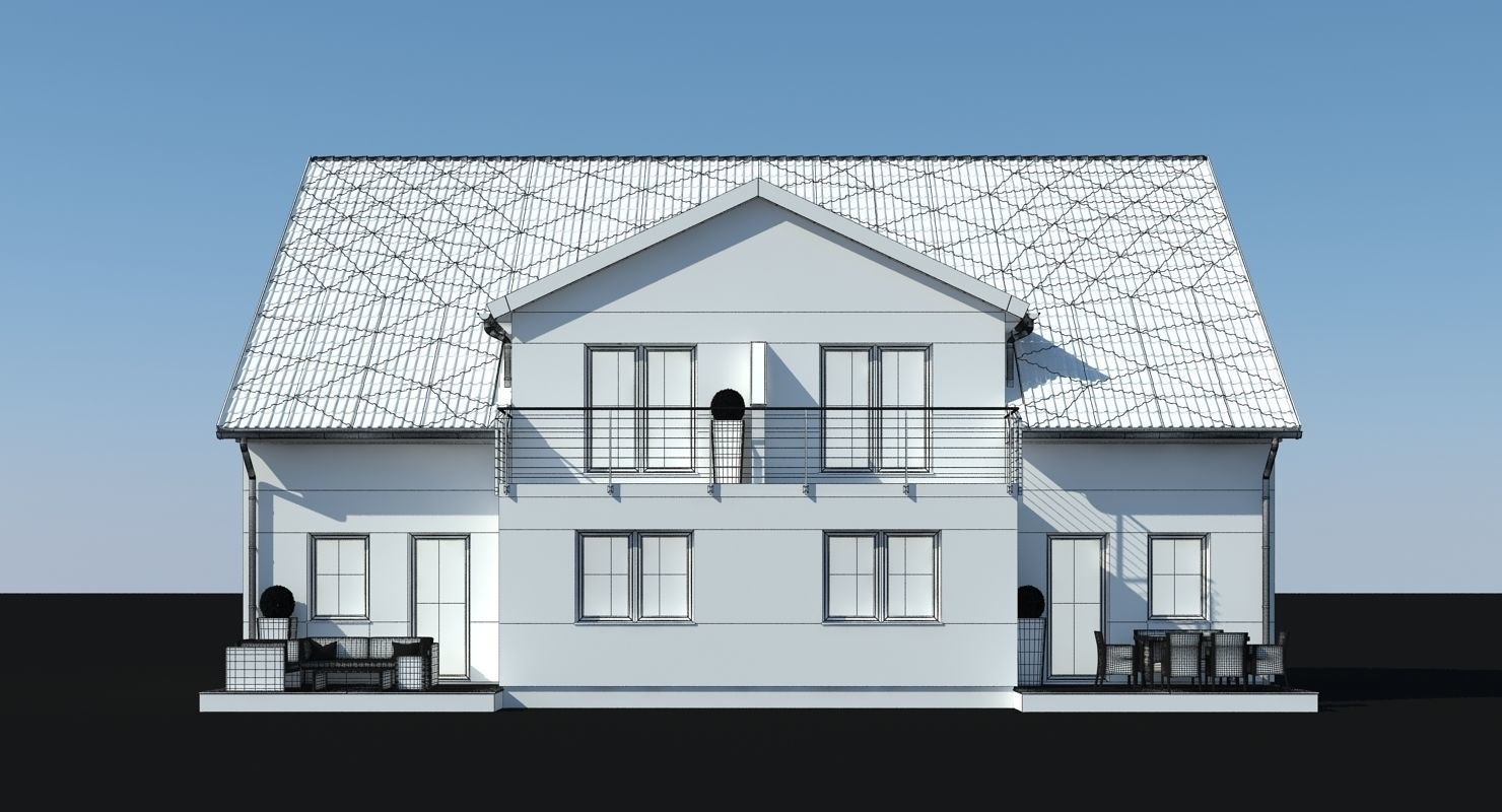 Family House 3D model_3