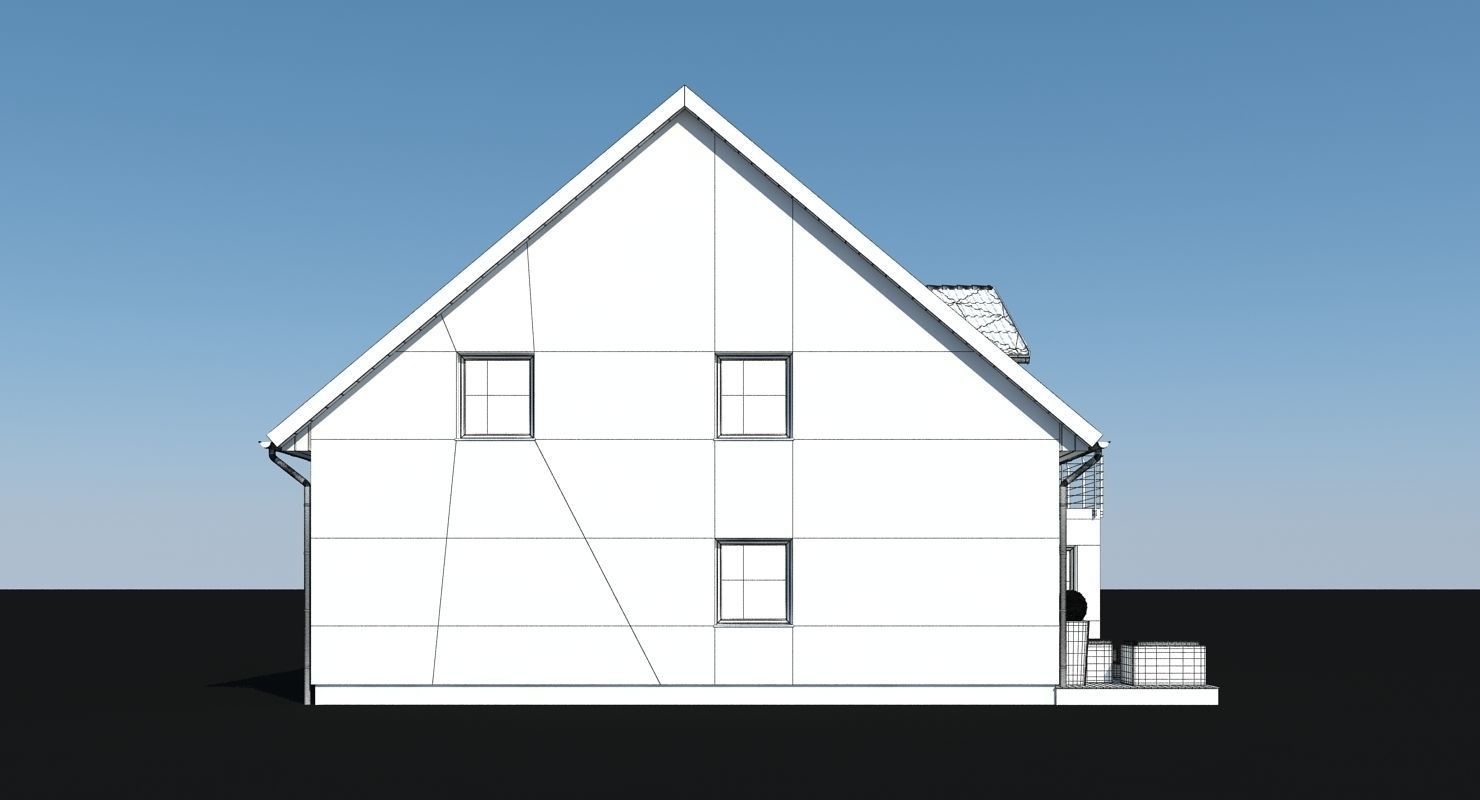 Family House 3D model_5