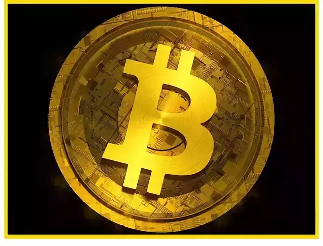 High Detailed Bitcoin Crypto Coin Token Blockchain Nft 0048