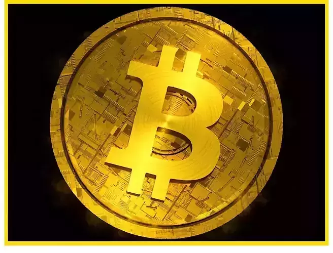 High Detailed Bitcoin Crypto Coin Token Blockchain Nft 0041