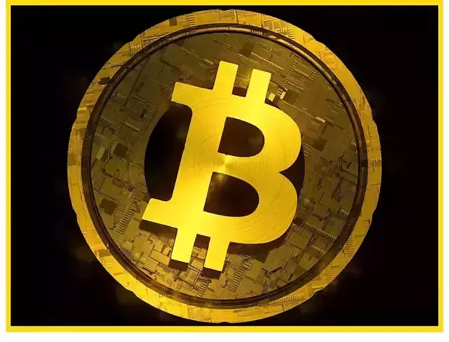 High Detailed Bitcoin Crypto Coin Token Blockchain Nft 0026