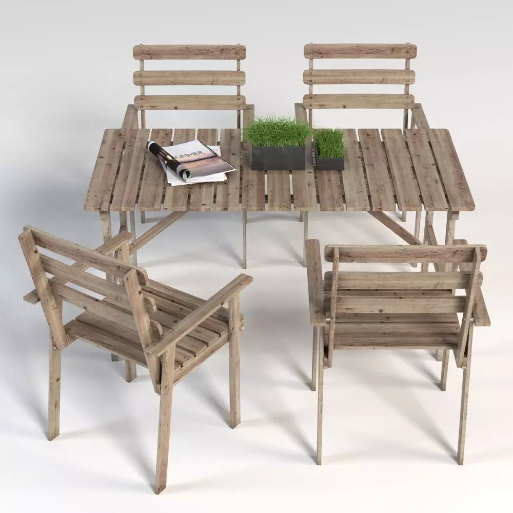 IKEA Askholmen Tableset 3D model