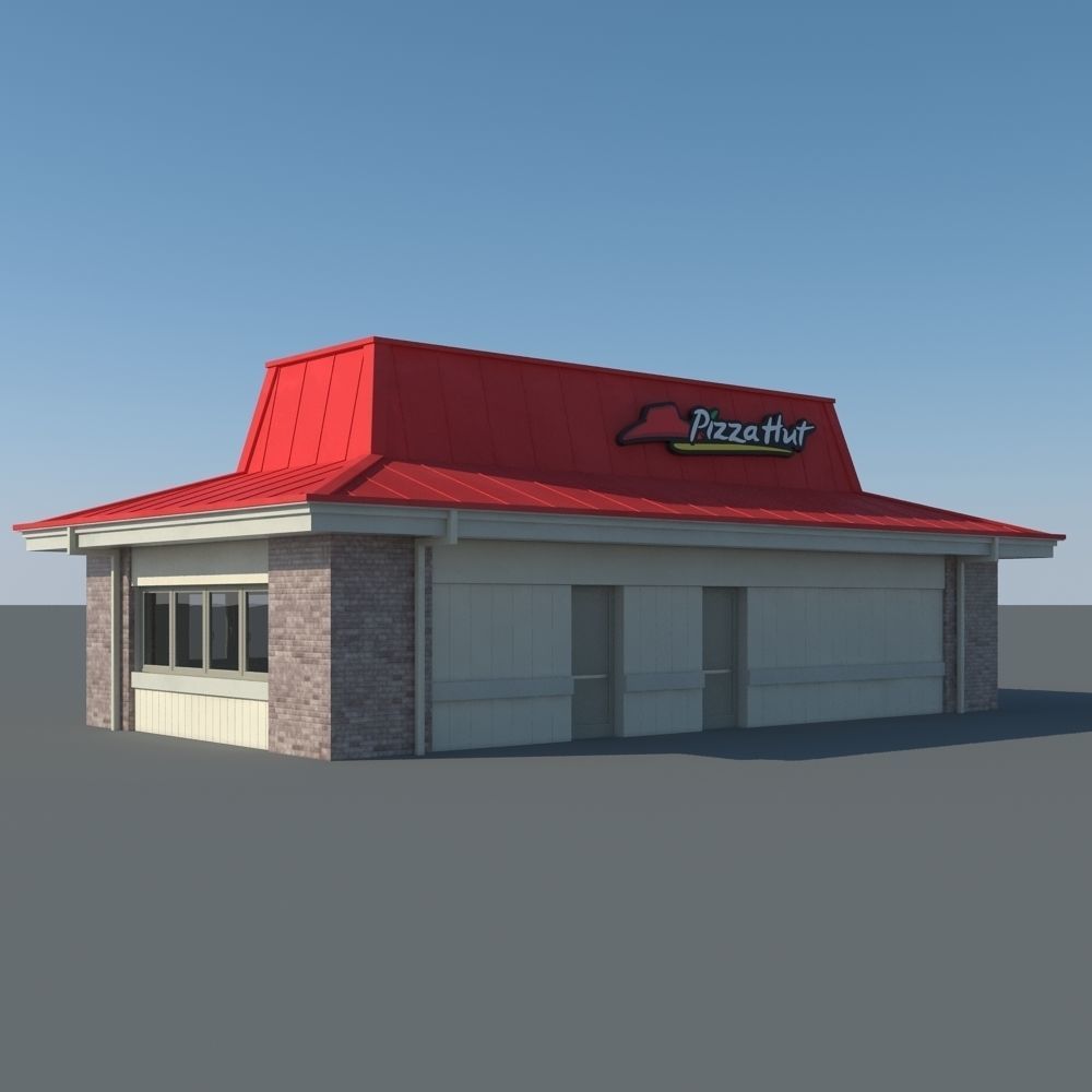 Pizza Hut Restaurant 3D model_6
