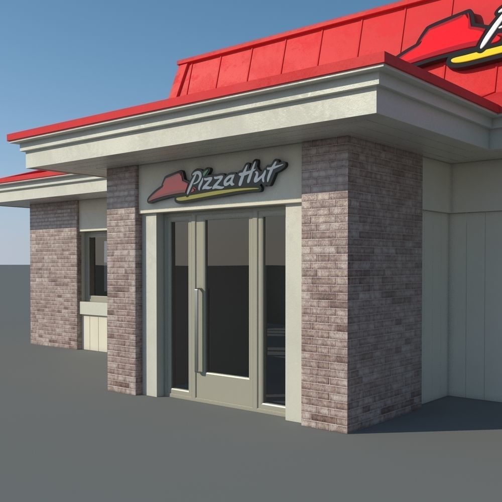 Pizza Hut Restaurant 3D model_2