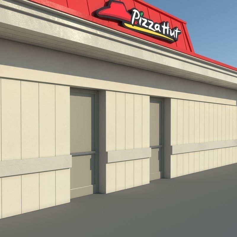 Pizza Hut Restaurant 3D model_15