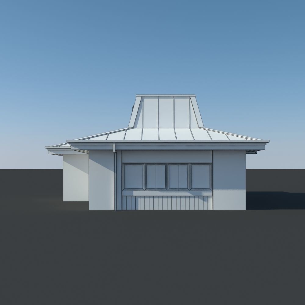 Pizza Hut Restaurant 3D model_5