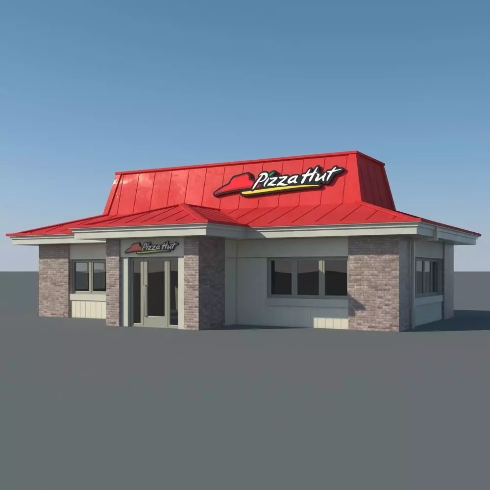 Pizza Hut Restaurant 3D model_0