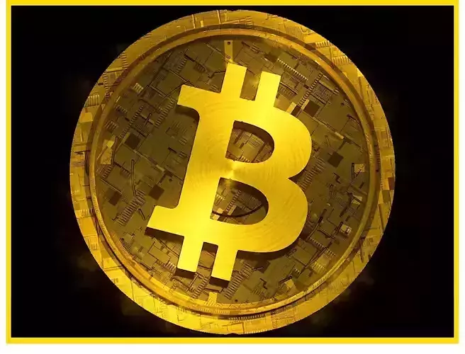 High Detailed Bitcoin Crypto Coin Token Blockchain Nft 0010