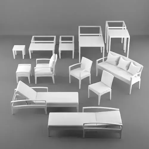 Dedon Panama Collection 3 3D model