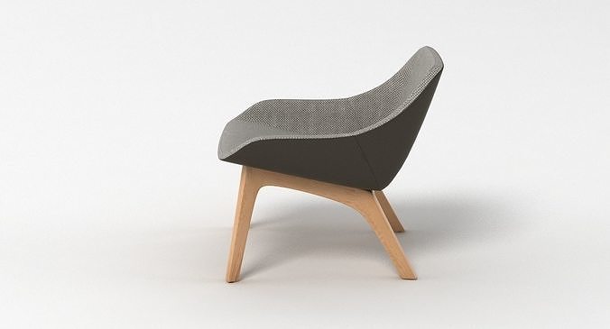 Zeitraum Morph Lounge Chair 3D model 6