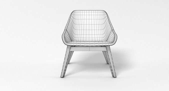 Zeitraum Morph Lounge Chair 3D model 5