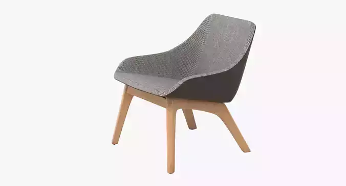 Zeitraum Morph Lounge Chair 3D model