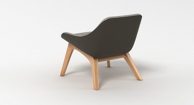 Zeitraum Morph Lounge Chair 3D model 7