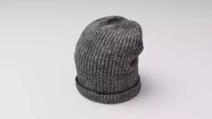 Knit cap or woven hat winter autumn season 
