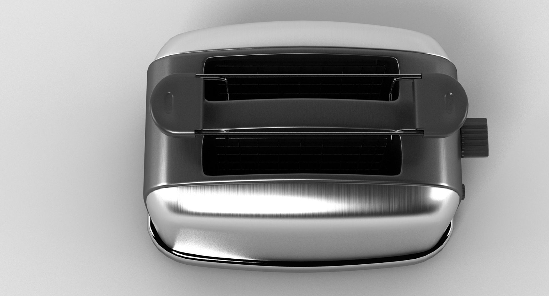 Generic Chrome Toaster 3D model_4