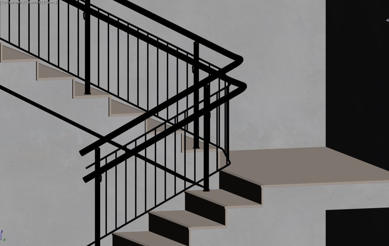 STAIRS abstract design 3D model_10