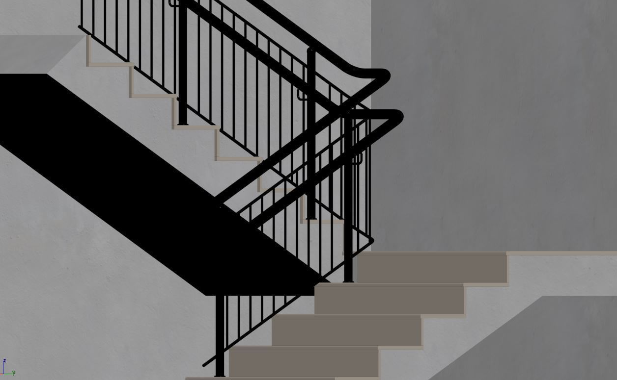 STAIRS abstract design 3D model_14