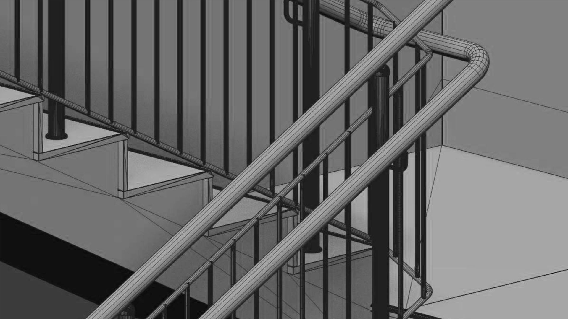 STAIRS abstract design 3D model_20