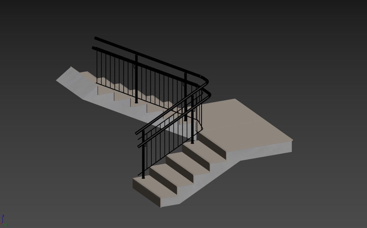 STAIRS abstract design 3D model_18