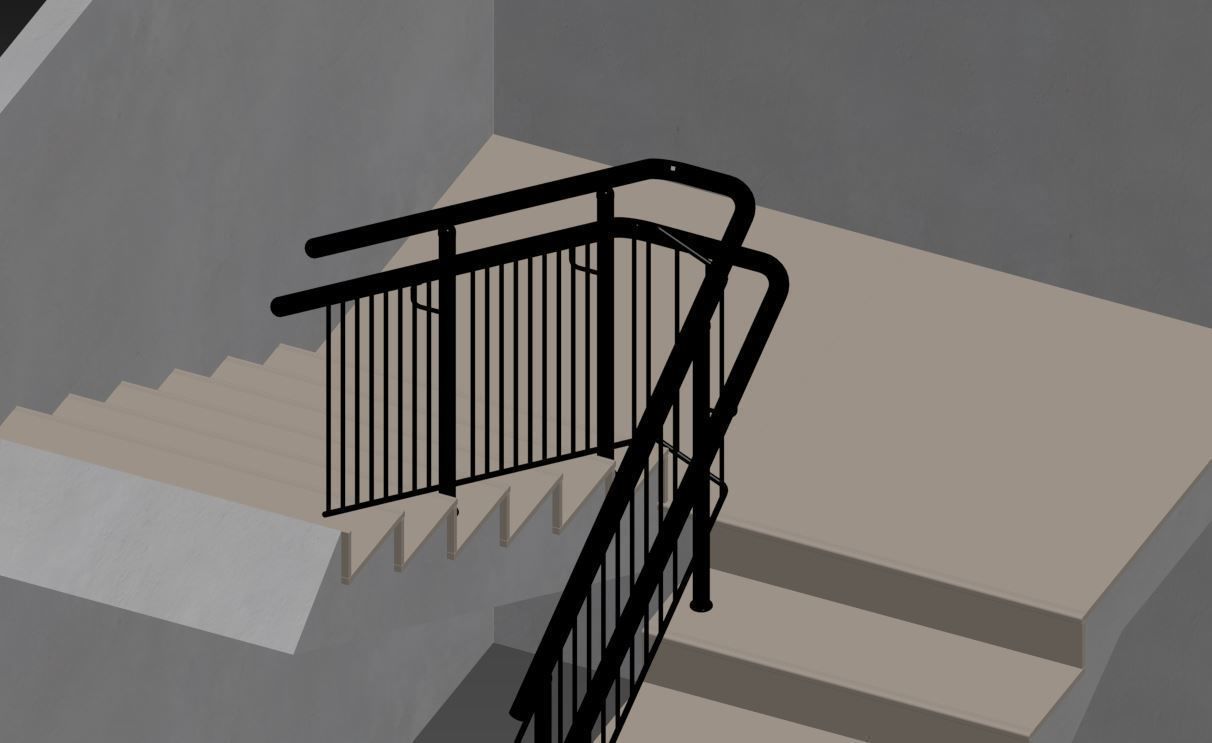 STAIRS abstract design 3D model_9