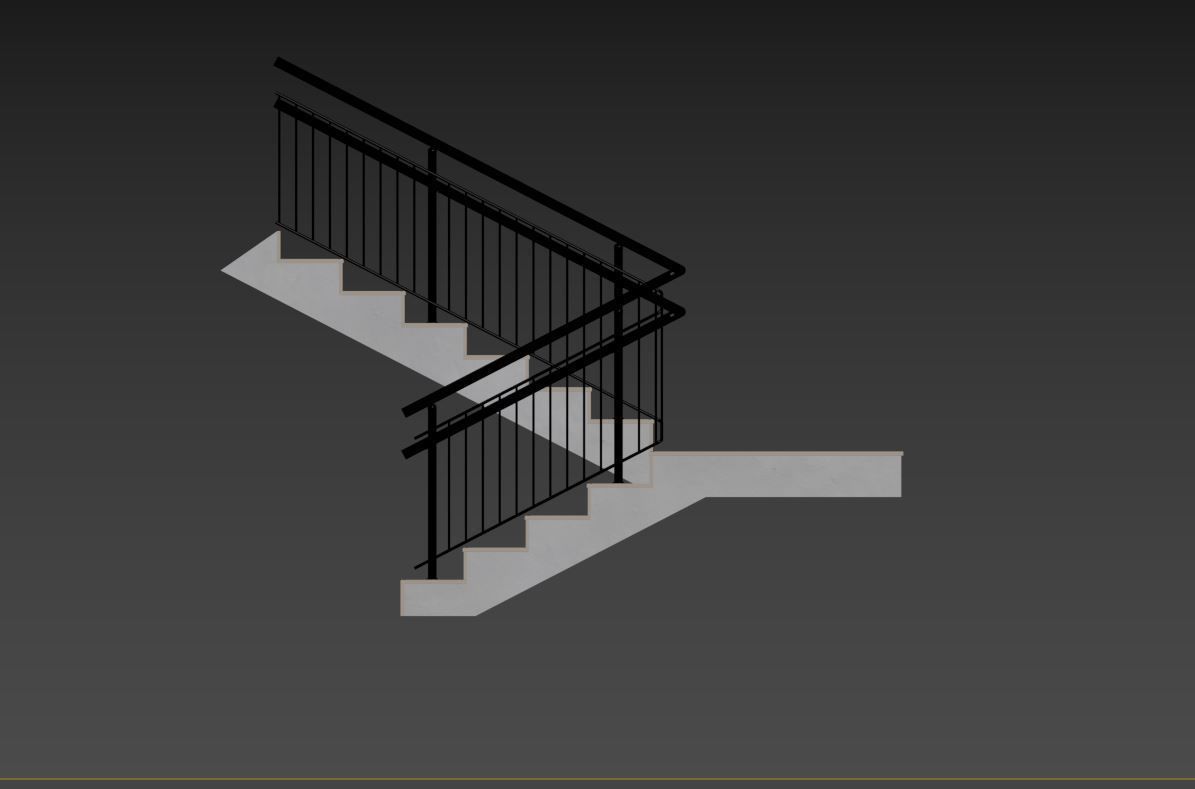 STAIRS abstract design 3D model_17