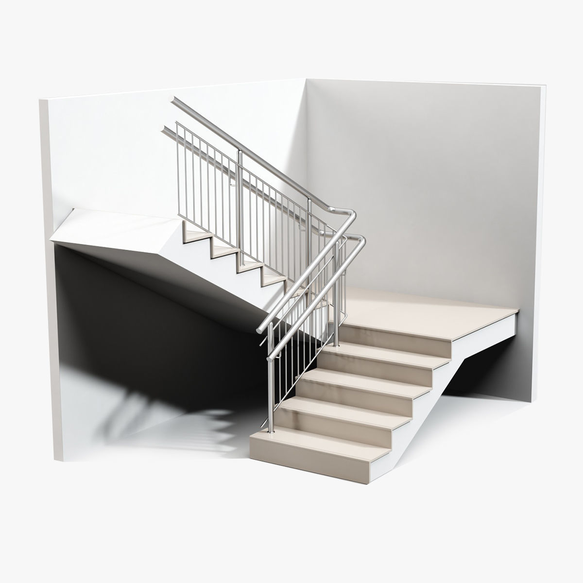 STAIRS abstract design 3D model_1