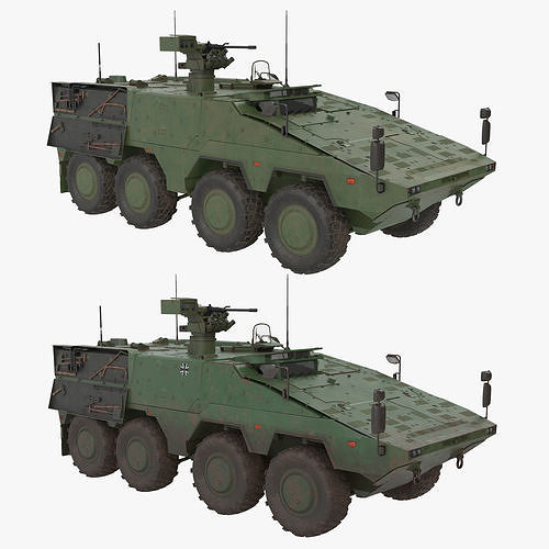 APC Boxer Green Clean and Dirt 3D model