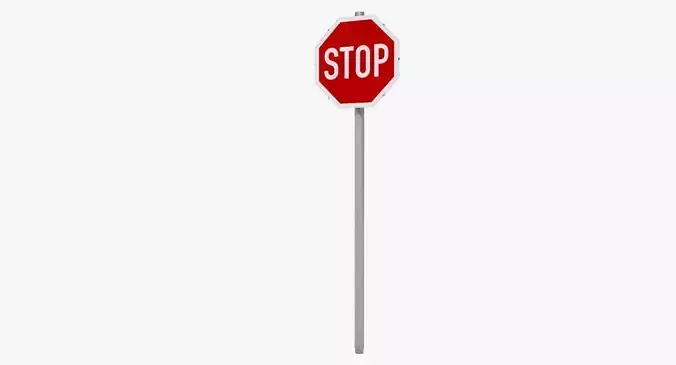 Stop Sign 3D model Stop Sign 3D model