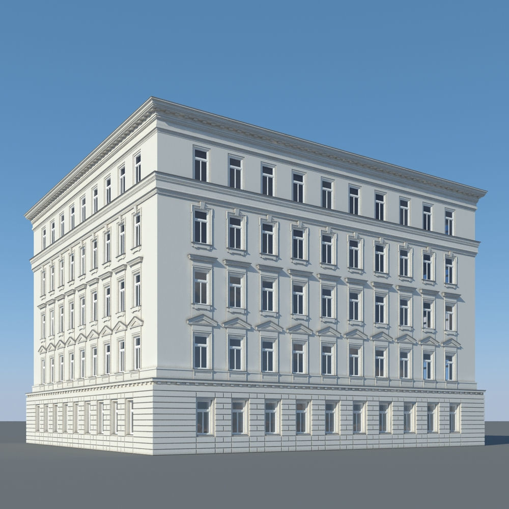 Generic City Building 4 3D model_13