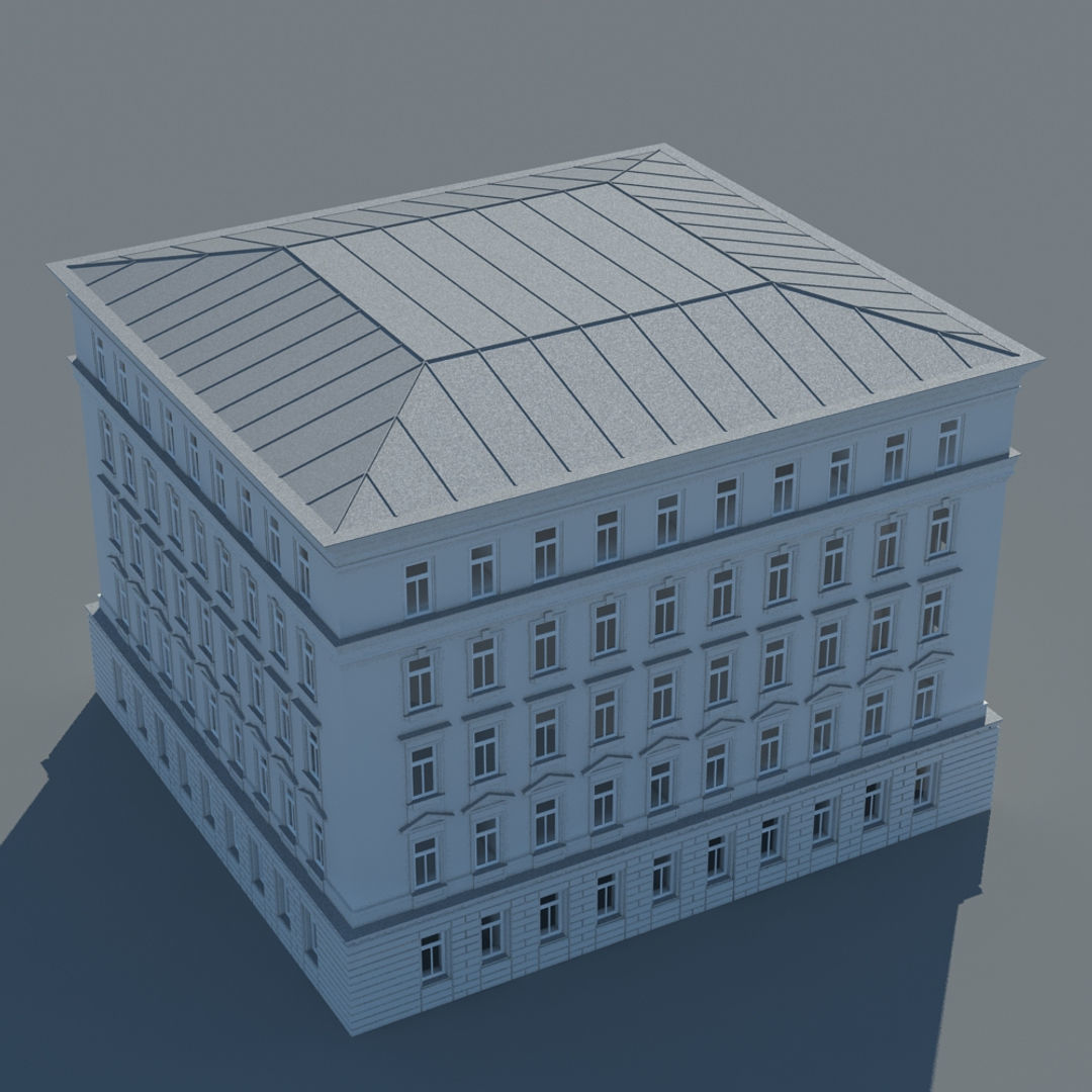 Generic City Building 4 3D model_11