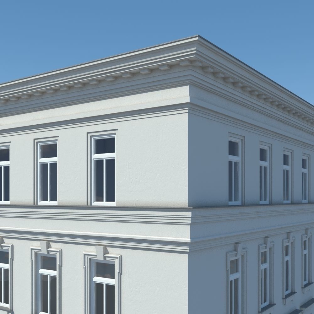 Generic City Building 4 3D model_4