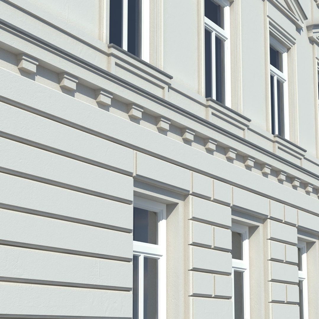 Generic City Building 4 3D model_8